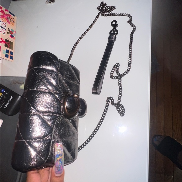 Coach metallic Tabby wristlet - Picture 5 of 12